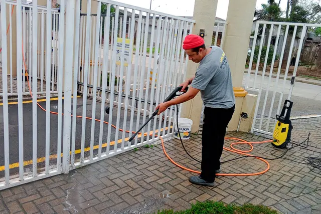 Limpeza das áreas externas